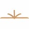Ekena Millwork Redmond Smooth Timber Gable Bracket, Western Red Cedar, 84"W x 35"H x 1 1/2"D x 3 1/2"F, 10/12 Pitch GBW084X35X0204RED00SWR - alternate 2
